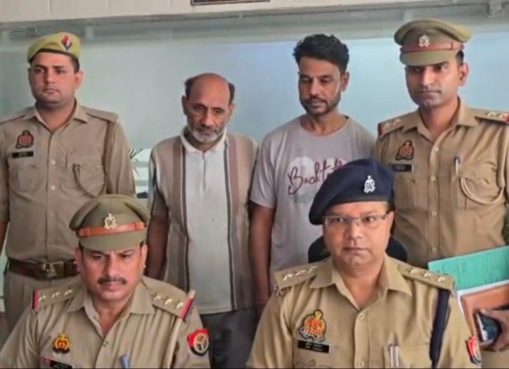 Interstate Vehicle Theft Gang Busted, 2 Accused Arrested IMAGE CREDIT TO पुलिस