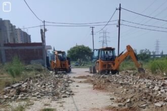 GDA’s Major Action: Illegal Colonies Being Developed Across 24,000 Square Meters in Muradnagar Demolished — IMAGE CREDIT TO GDA’s Major Action: Illegal Colonies Being Developed Across 24,000 Square Meters in Muradnagar Demolished — IMAGE CREDIT TO GDA’s Major Action: Illegal Colonies Being Developed Across 24,000 Square Meters in Muradnagar Demolished — IMAGE CREDIT TO AUTHORITY