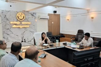 Discussion held on strengthening the District Export Hub Scheme, emphasis on resolving exporters’ issues — IMAGE CREDIT TO सूचना विभाग