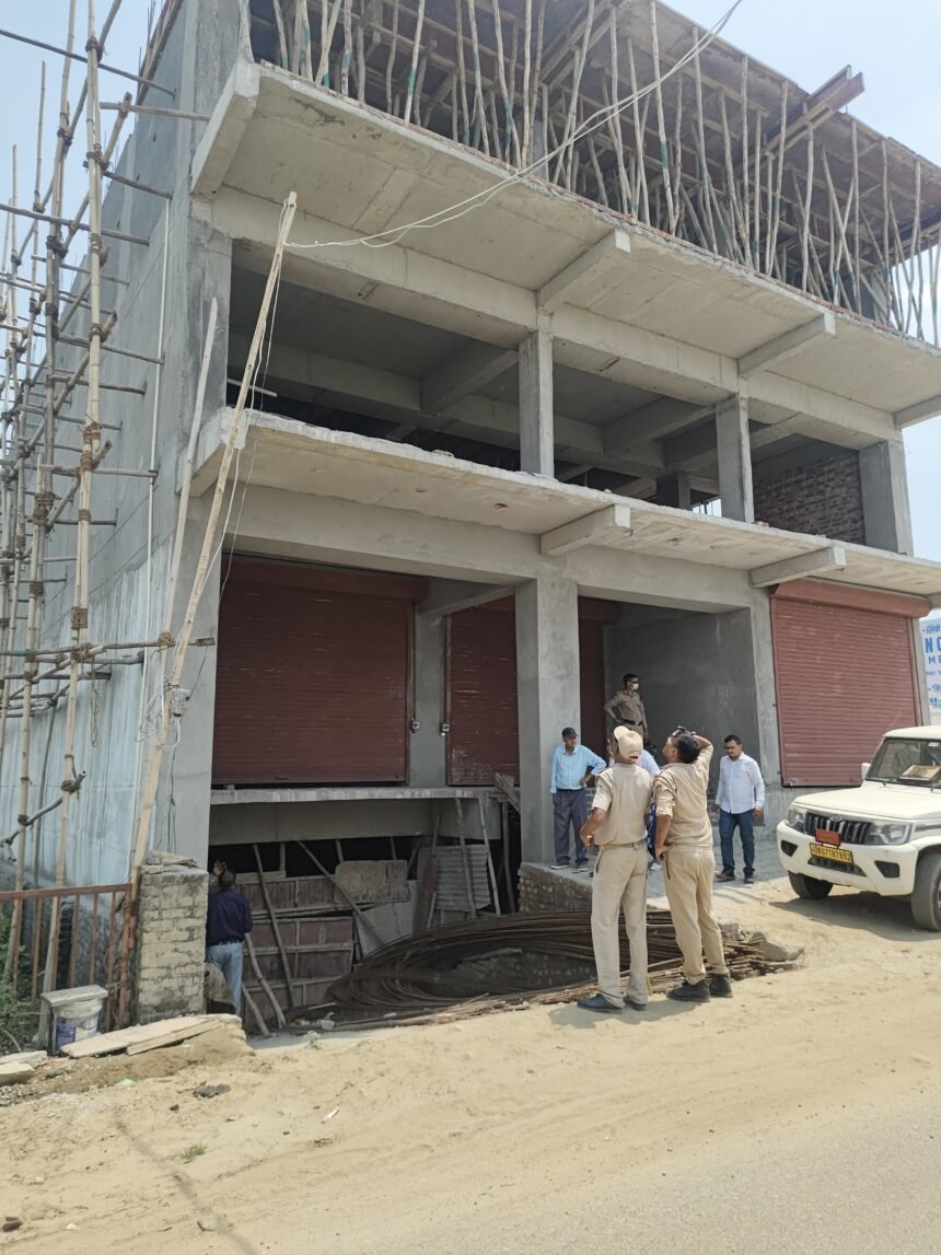 MDDA Takes Major Action in Rishikesh: Three Commercial and Illegal Buildings Being Constructed Without Approved Maps Sealed — IMAGE CREDIT TO प्राधिकरण