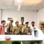 Lucknow Fire Incident: Ghaziabad Police Conduct Fire NOC Campaign Across Various Buildings — IMAGE CREDIT TO पुलिस