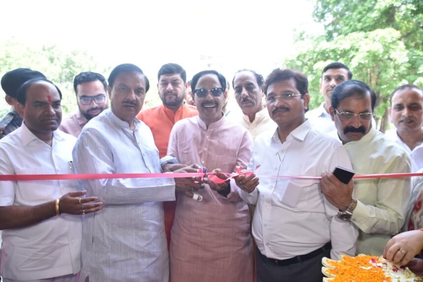 Grand Inauguration of a Three-Day Development Exhibition Marking 12 Years of the Central Government — IMAGE CREDIT TO सूचना विभाग