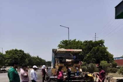 Sirsa Rotary to Eastern Peripheral Expressway Cut Route Closed; Traffic Diversion to Remain in Effect for 15 Days — IMAGE CREDIT TO प्राधिकरण