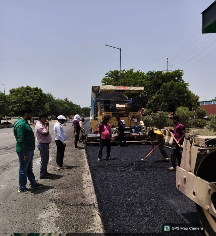 Sirsa Rotary to Eastern Peripheral Expressway Cut Route Closed; Traffic Diversion to Remain in Effect for 15 Days — IMAGE CREDIT TO प्राधिकरण