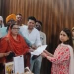 Congress submitted a memorandum demanding an investigation into the Ram Mandir Trust fund — IMAGE CREDIT TO रिपोर्टर