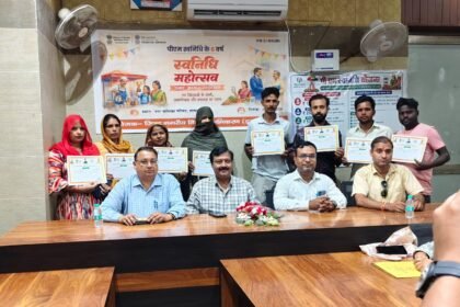 Six years of PM SVANidhi scheme completed; beneficiaries honored at Swachh Nidhi Mahotsav — IMAGE CREDIT TO नगर पालिका