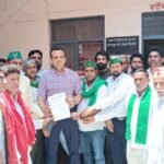 Samyukt Kisan Morcha Submits Memorandum to SDM Against Toll Manager, Warns of Protest — IMAGE CREDIT TO रिपोर्टर