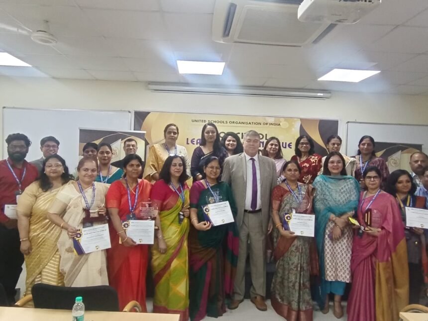 “Principal Dr. Deepti Sharma of Pragyan Public School received a national honour” IMAGE CREDIT TO स्कूल