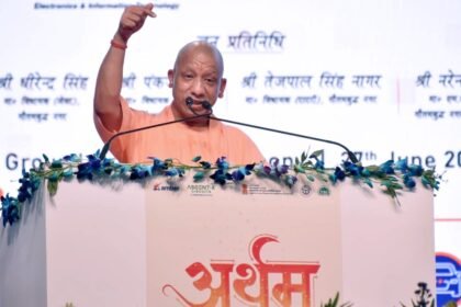 Chief Minister Yogi Adityanath Lays Foundation Stone of ₹6,785 Crore Amber and Ascent Electronic Manufacturing Plant IMAGE CREDIT TO सूचना विभाग