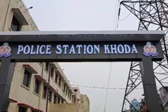 Attempted rape of a minor girl in Khoda, police took a teenager into custody IMAGE CREDIT TO खोड़ा पुलिस स्टेशन प्रोफाइल फोटो
