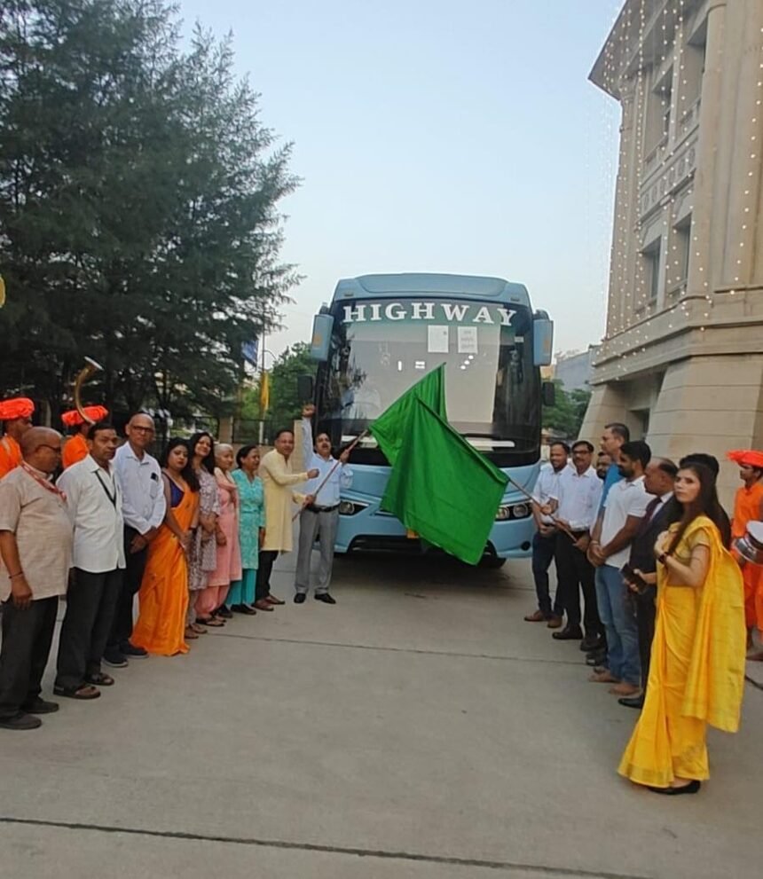 Kailash Mansarovar Yatra 2026: Second Batch of 45 Shiva Devotees Leaves from Indirapuram, Chants of ‘Har Har Mahadev’ Echo — IMAGE CREDIT TO प्राधिकरण