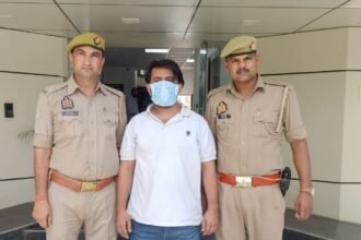 Operation Prahar: Indirapuram Police Arrests One Smuggler with Illegal Marijuana — IMAGE CREDIT TO POLICE