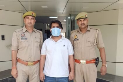 Operation Prahar: Indirapuram Police Arrests One Smuggler with Illegal Marijuana — IMAGE CREDIT TO POLICE