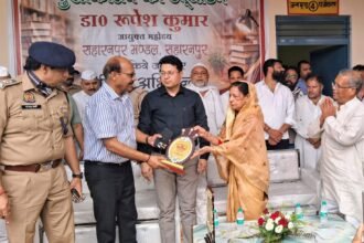 Modern Library Inaugurated in Budhana Nagar Panchayat, Meritorious Students Honored — IMAGE CREDIT TO रिपोर्टर
