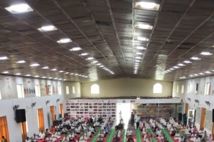 On International Yoga Day, grand events were held at various locations in Modinagar. IMAGE CREDIT TO रिपोर्टर