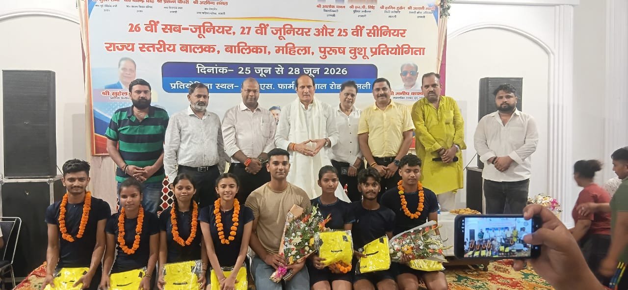 "The grand inauguration of the Uttar Pradesh State Wushu Tournament took place with the participation of 850 players." IMAGE CREDIT TO रिपोर्टर