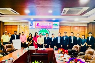 "The Korean delegation studied investment opportunities in the YEIDA area." IMAGE CREDIT TO प्राधिकरण