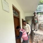 MDDA took strict action against illegal constructions in Mussoorie, sealing two buildings on the Suvakholi and Picture Palace road. IMAGE CREDIT TO AUTHORITY
