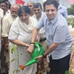 Miyawaki Method: A mini city forest will be developed at the Military Ground as the Ghaziabad Municipal Corporation begins plantation. IMAGE CREDIT TO NAGAR NIGAM