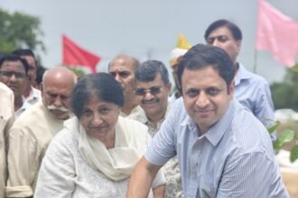 Miyawaki Method: A mini city forest will be developed at the Military Ground as the Ghaziabad Municipal Corporation begins plantation. IMAGE CREDIT TO NAGAR NIGAM