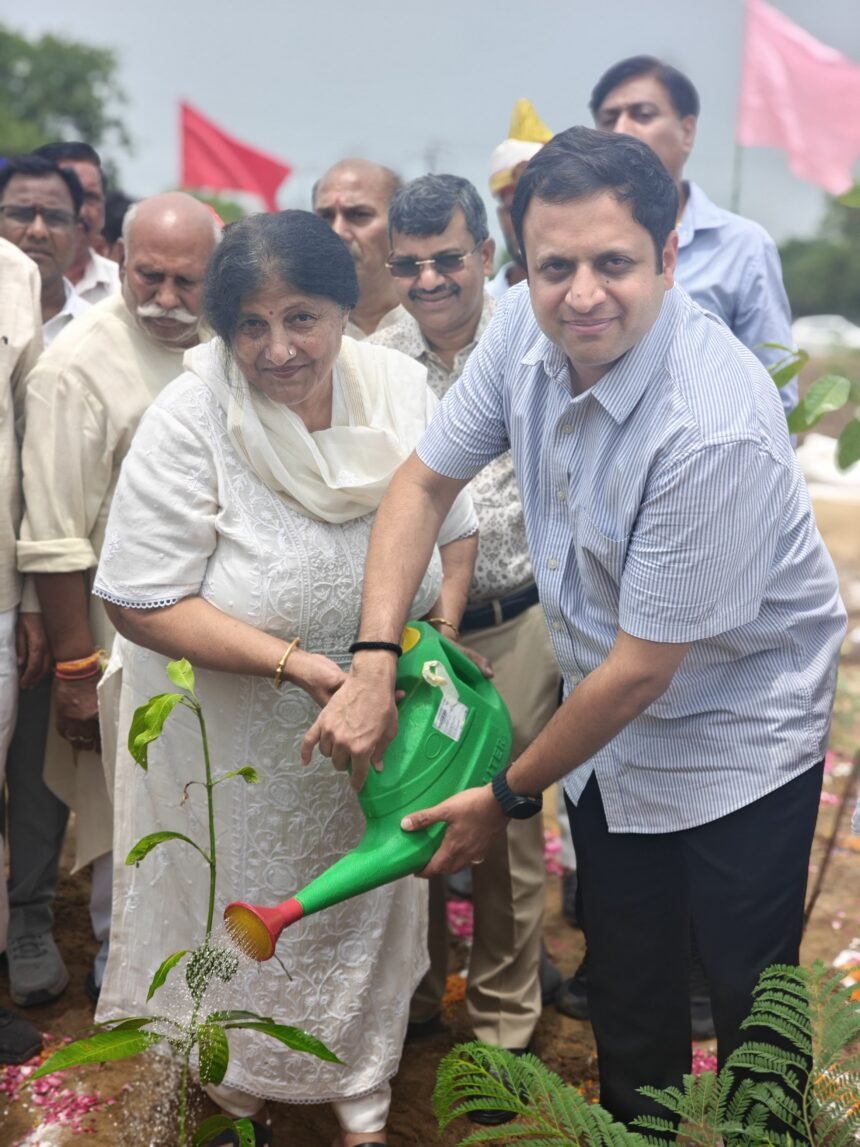Miyawaki Method: A mini city forest will be developed at the Military Ground as the Ghaziabad Municipal Corporation begins plantation. IMAGE CREDIT TO NAGAR NIGAM
