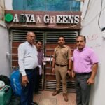 Sealing Drive Conducted Amidst Heavy Chaos in Vasundhara: 12 Illegal Commercial Establishments Operating in Residential Buildings Sealed IMAGE CREDIT TO: आवास विकास