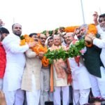 Grand Welcome for BJP's Newly Appointed Regional President Nawab Singh Nagar in Ghaziabad; Calls for Preparations for the 2027 Assembly Elections IMAGE CREDIT TO भाजपा