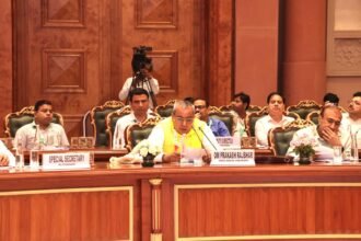 In the 16th Finance Commission workshop, OP Rajbhar raised the voice of Panchayats, demanding practical reforms in the grant system IMAGE CREDIT TO सूचना विभाग