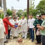 Mayor lays foundation stone for development works worth crores IMAGE CREDIT TO नगर निगम