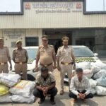 Operation Prahar: Mussoorie police arrest two smugglers with illegal foreign liquor IMAGE CREDIT TO पुलिस