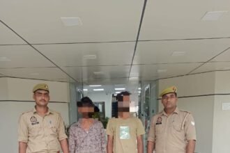 Operation Prahar: Indirapuram Police Arrest Two Smugglers with Illegal Cannabis | IMAGE CREDIT TO पुलिस