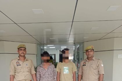 Operation Prahar: Indirapuram Police Arrest Two Smugglers with Illegal Cannabis | IMAGE CREDIT TO पुलिस