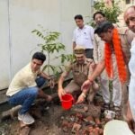 Tree Plantation Held in Kotwali Premises; Message of Environmental Conservation Delivered IMAGE CREDIT TO रिपोर्टर