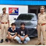 Varna Car Stolen from Service Center on the Pretext of a Test Drive; Tila Mod Police Arrest Two Accused IMAGE CREDIT TO POLICE