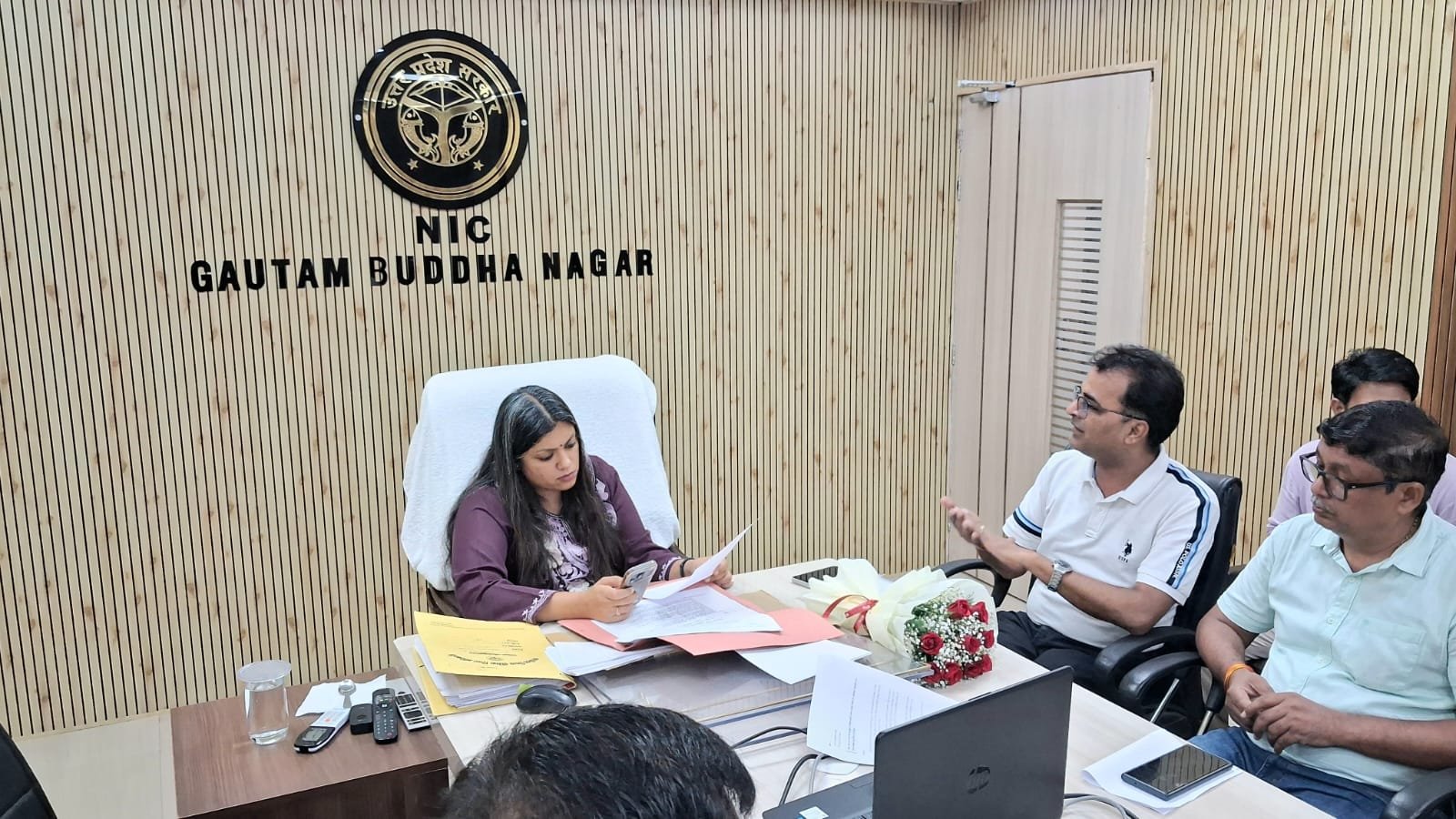 Administration Takes Traders' Issues Seriously; Directs Repair of Roads and Improvement of Basic Infrastructure IMAGE CREDIT TO सूचना विभाग
