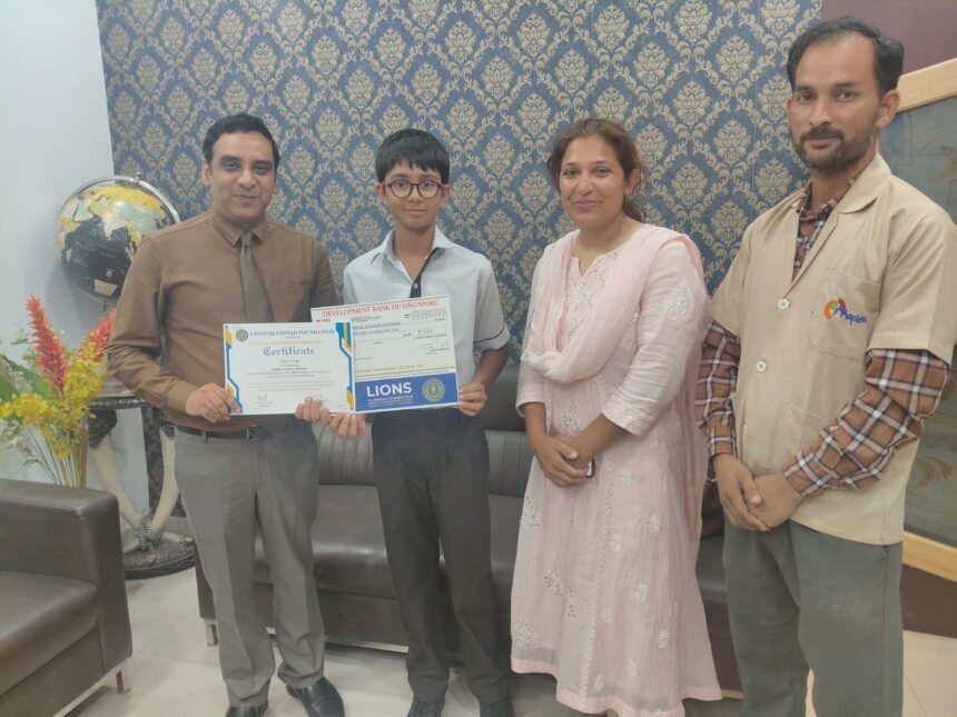 Maples Academy Students Deliver Outstanding Performance at the National Level in Lions Olympiad IMAGE CREDIT TO एकेडमी
