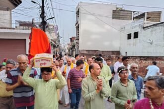 Prabhat Pheri and Netrotsav Fill Hapur with Devotional Spirit, Grand Lord Jagannath Rath Yatra to Be Taken Out Today IMAGE CREDIT TO: रिपोर्टर
