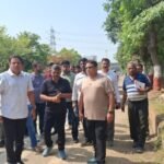 Development Work of Ghaziabad Municipal Corporation Continues Unabated Despite Rain, Municipal Commissioner Inspects Crores Worth of Construction Projects in Indirapuram IMAGE CREDIT TO: नगर निगम