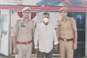 Police Arrests One Absconding Accused Involved in the Illegal Sale and Purchase of Newborn Babies IMAGE CREDIT TO: पुलिस