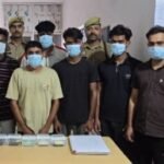 Seven Cyber Criminals Arrested for Online Fraud Using a Fake HSRP Website IMAGE CREDIT TO: पुलिस