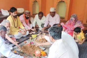 The 21st Birth Anniversary Celebration of Maa Sheetla Mata Dham Held with Devotion and Enthusiasm; Devotees Gathered in Large Numbers for the Grand Feast IMAGE CREDIT TO रिपोर्टर