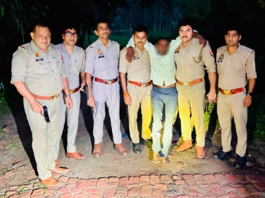 Garhmukteshwar: Accused in Rape Case Involving Two Minors Arrested After Encounter; Injured After Being Shot in the Leg IMAGE CREDIT TO पुलिस