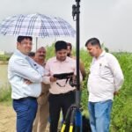 Land Measurement Begins Using GNSS Rover Technology, Revenue Officials Receive Practical Training IMAGE CREDIT TO रिपोर्टर