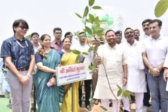 Bijnor Creates Record Under the "One Tree in Mother's Name" Campaign; Over 6.6 Million Saplings Planted in a Single Day | IMAGE CREDIT TO सूचना विभाग