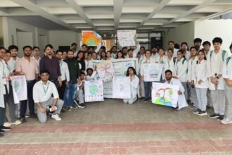 On World Population Day, SIMS Organized a Health Awareness Program Emphasizing Family Planning and Maternal & Child Health IMAGE CREDIT TO इंस्टीट्यूट