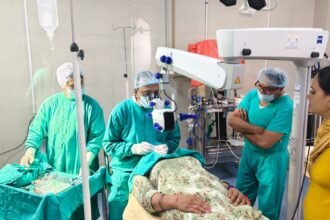 Cataract Surgery Services Restarted at Shamli District Hospital; Four Patients Successfully Treated Free of Cost. IMAGE CREDIT TO रिपोर्टर