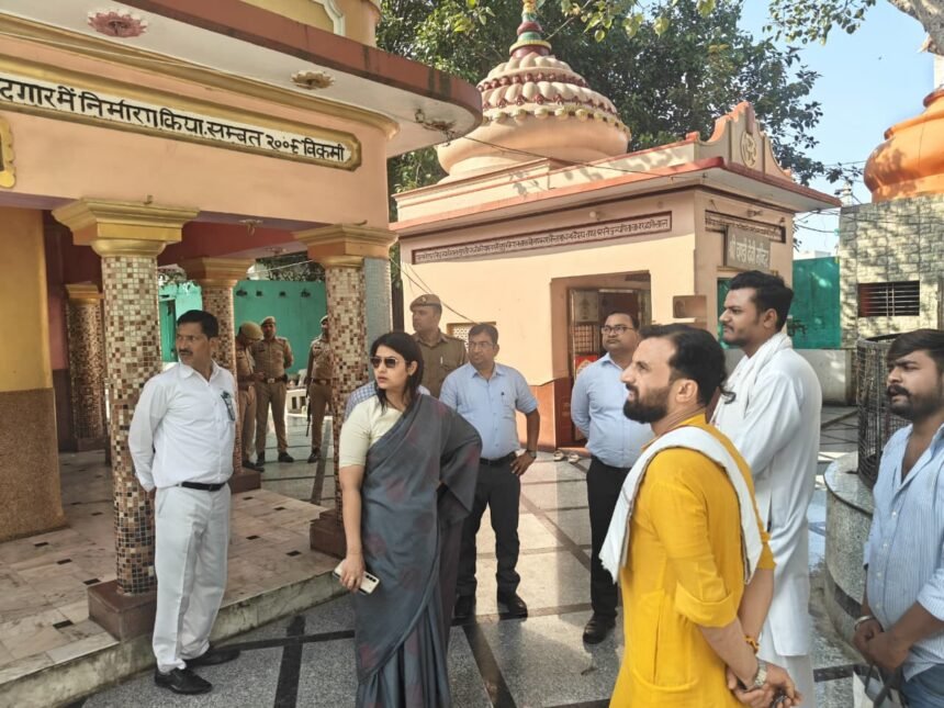 District Magistrate Inspects Kanwar Yatra Preparations, Directs Timely Completion of Arrangements. IMAGE CREDIT TO सूचना विभाग