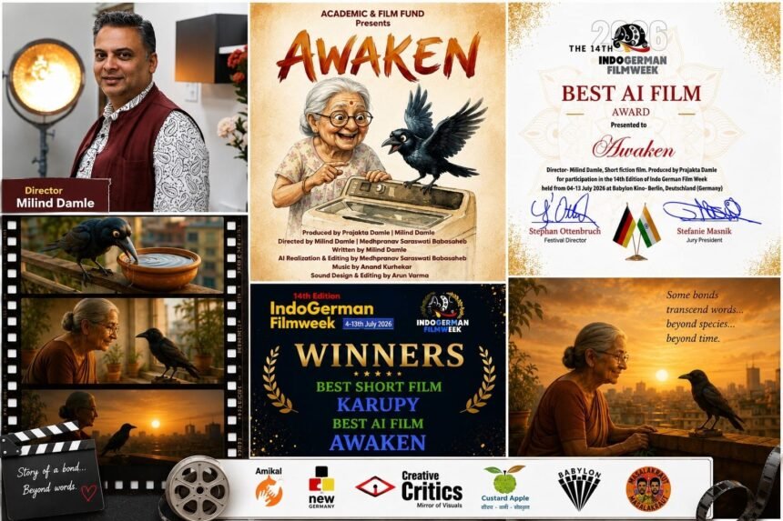 Indian Short Film ‘Awaken’ Honored as Best Artificial Intelligence Film at International Film Festival IMAGE CREDIT TO आईएमएस इंस्टीट्यूट