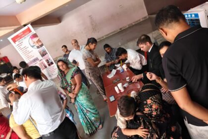 Free Health Camp Conducted Medical Check-ups for Residents, Encouraged Adoption of a Healthy Lifestyle IMAGE CREDIT TO: रिपोर्टर