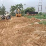 Illegal Plotting in Ghaziabad Faces GDA Bulldozer: Illegal Colony Being Developed Across 4,000 Square Meters on Shahpur Road Demolished IMAGE CREDIT TO: प्राधिकरण